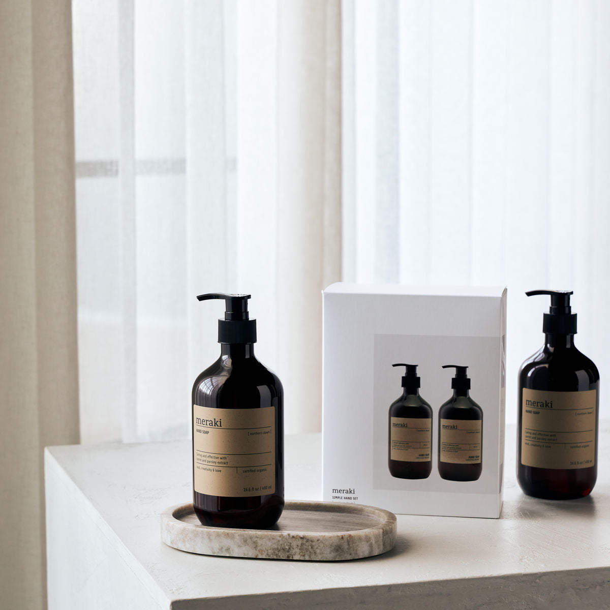 Meraki Simple Hand Set Northern Dawn Hand Soap