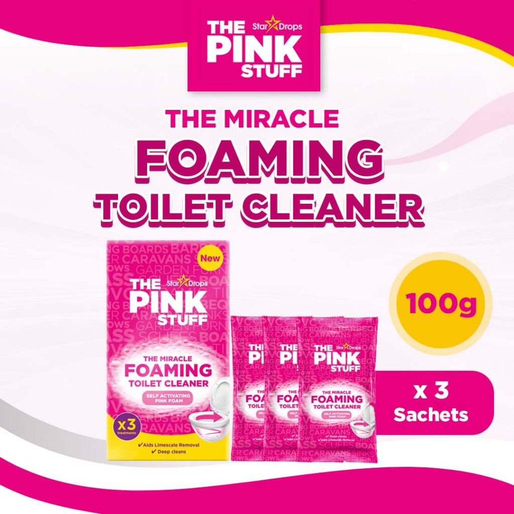 The Pink Stuff The Miracle Power Foaming Toilet Cleaner