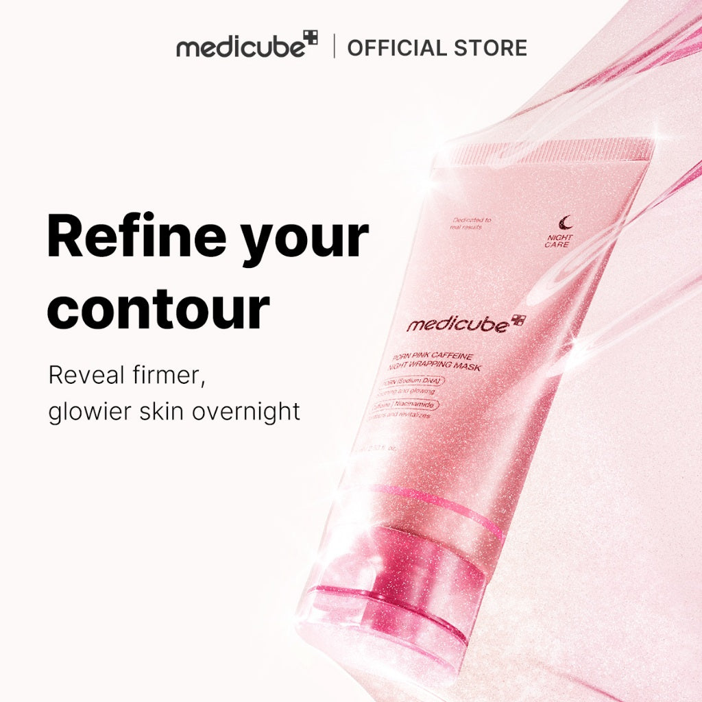 Medicube PDRN Pink Caffeine Overnight Wrapping Mask