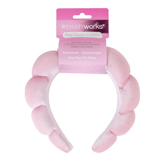 Brushworks Pink Cloud Headband