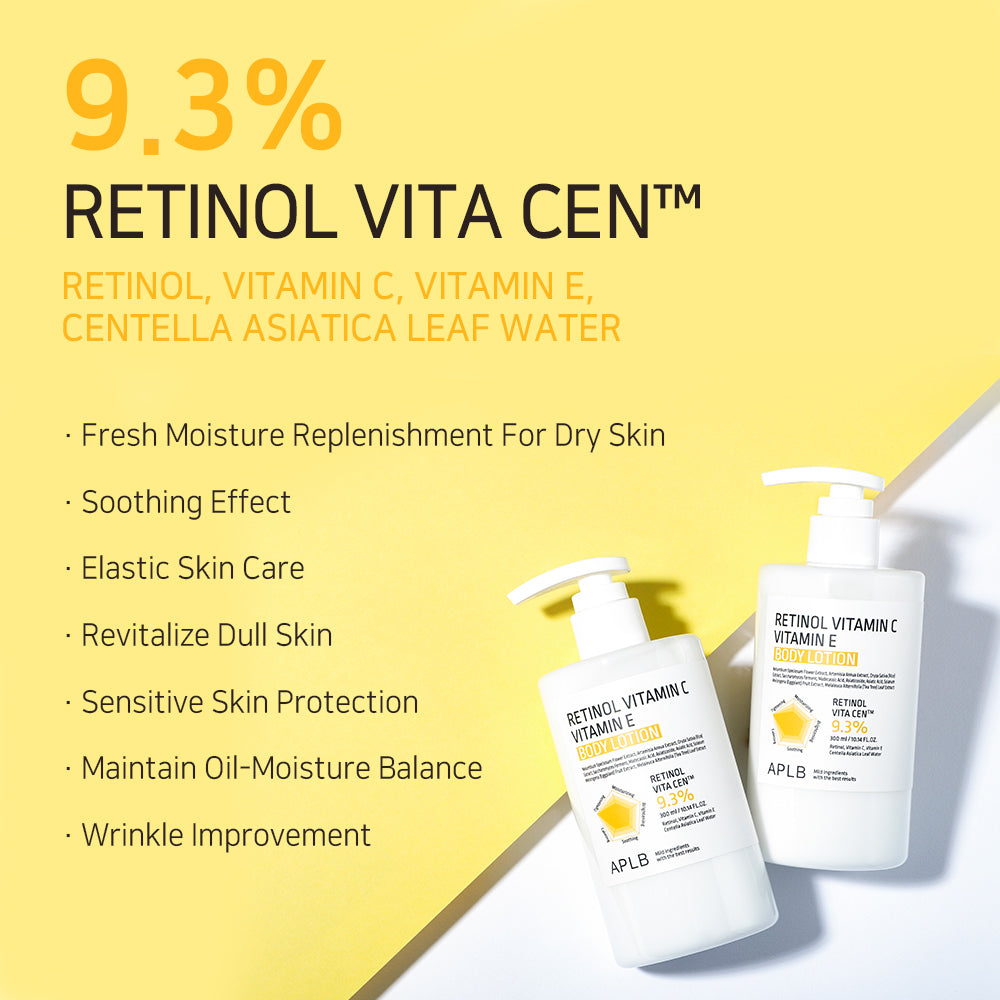 APLB Retinol Vitamin C Vitamin E Body Lotion Retionl Vita CEN™ 9.3%