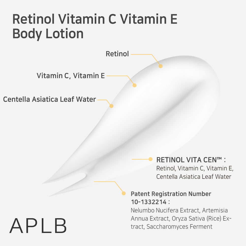APLB Retinol Vitamin C Vitamin E Body Lotion Retionl Vita CEN™ 9.3%