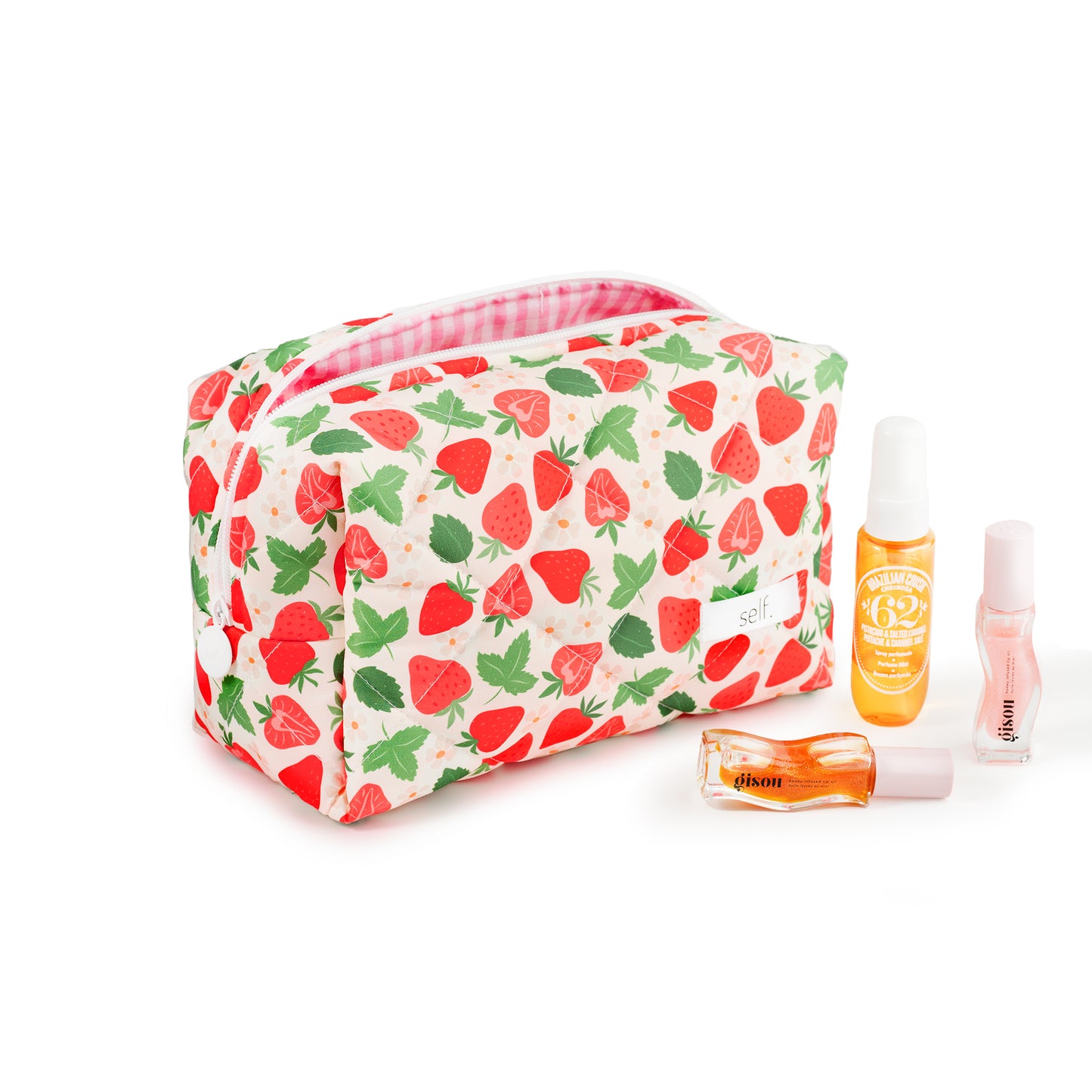 self. Strawberry Beauty Bag