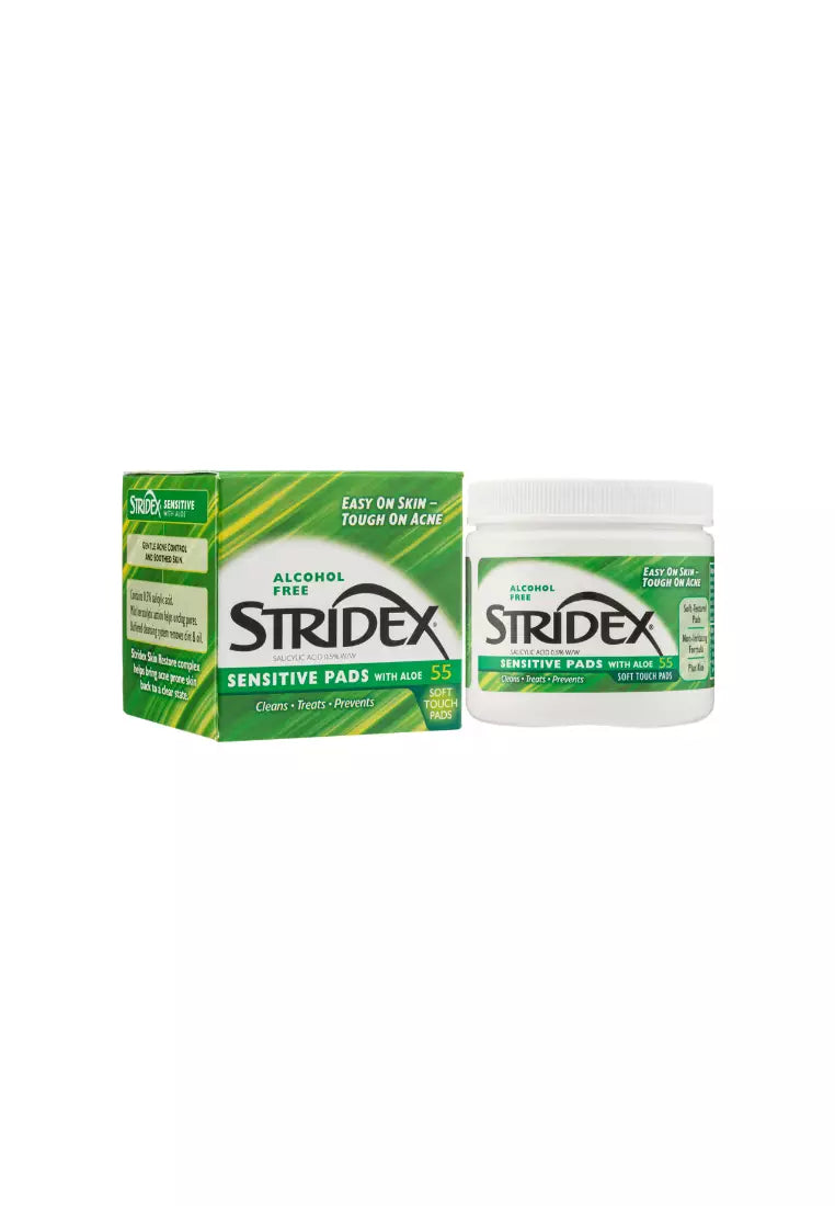 Stridex Sensitive With Aloe and Salicylic Acid 0.5%