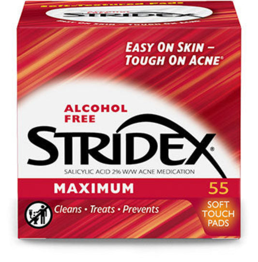 STRIDEX Maximum 2% Salicylic Acid Soft Touch Pads